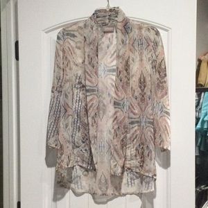 Chico’s sheer tunic cover up